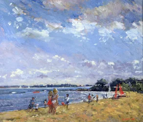 Aften, Carnac (olie på lærred)