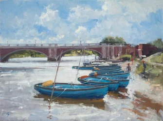 Fortøjninger ved Hampton Court, 2011