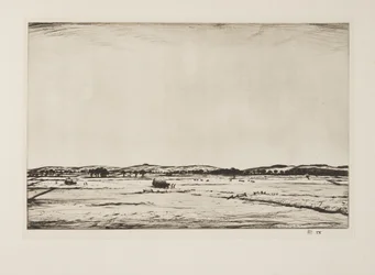 Sussex Downs, pub.1926 (radering)