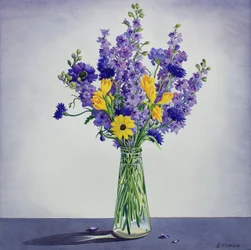 Blomster (akvarel på papir)