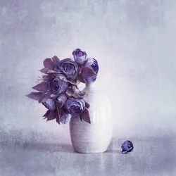 Sarte lilla blomster