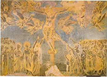 Korsfæstelse i venstre tværskib