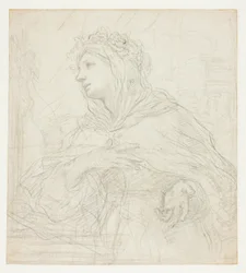 Undersøgelse af Santa Rosalia af Palermo