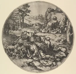 Kristus i Getsemane kopi, 1600-tallet.