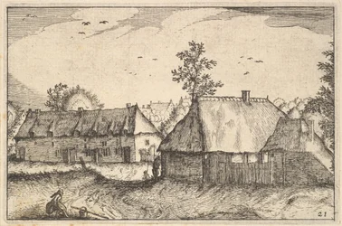 Store skure, tavle 21 fra provinsen Brabant, ca. 1610