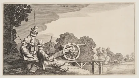 De tre skytter, fra Landskaber (Playsante Lantschappen)