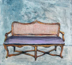 Elegant lilla sofa