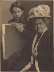 Alvin Langdon Coburn og hans mor, ca. 1909 (foto)