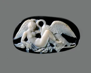 Leda and the Swan Cameo, 3rd cen. AD. dani