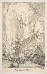 Opstandelse.n.d. Skaber: Claude Gillot, Jacques Gabriel Huquier.