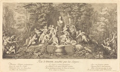 Feste de Diane, Troublee par des Satyres (Feast of Diana disrupted by Satyrs)