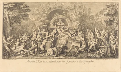 Feste du Dieu Pan, celebree par des Sylvains et des Nymphes (Feast of the God Pan fejret af Sylvans og Nymphs)