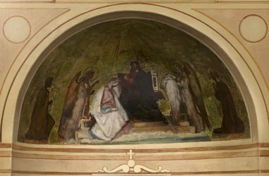 Færdig model til Jomfruens kapel i kirken Saint-Philippe-du-Roule (tredje skitse): 