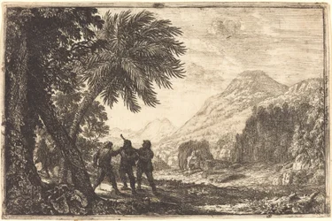 Landskab med Brigands (Scène de brigands)
