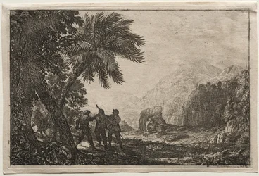 Landskab med Brigander, 1633.