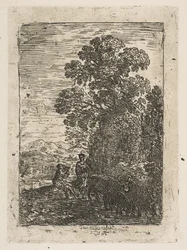 Hyrden og hyrdinden, ca. 1630.