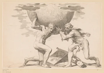 Atlas giver himmelsfæren til Hercules