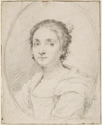 Portræt af Virginia de Vezzo da Velletri