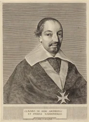 Portræt af Claude de Rebé, ærkebiskop af Narbonne