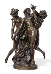 De tre nåder, ca. 1860 (bronze)