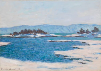 Au bord du fjord de Christiania, 1895.