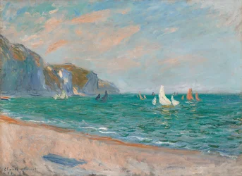 Både under Pourville-klipperne; Både foran Pourvilles klipper, 1882
