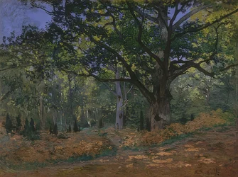 Bodmer eg i skoven Fontainebleau. 1865