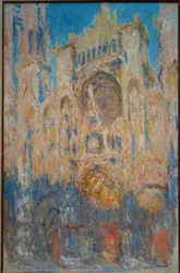 Rouen katedral. Soleffekt, slutningen af ​​dagen