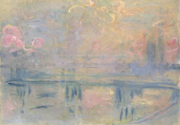 Charing Cross Bridge, ca. 1900 (olie på lærred)