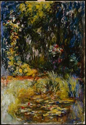 Hjørne af en dam med åkander, 1918