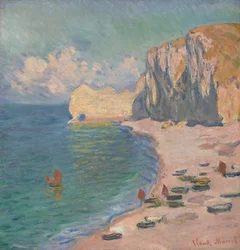Étretat: Stranden og Falaise d