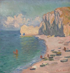 Étretat: Stranden og Falaise d