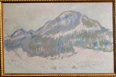 Kolsaas-fjeldet i Norge (olie på lærred)