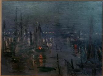 Havnen i Le Havre, natteffekt (Der Hafen von Le Havre bei