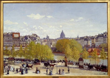 Quai du Louvre i Paris i 1867