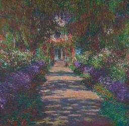Pathway i Monets Have ved Giverny, 1902.