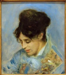 Portræt af Madame Claude Monet
