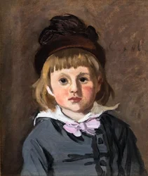 Portræt af Jean Monet med pomponhat
