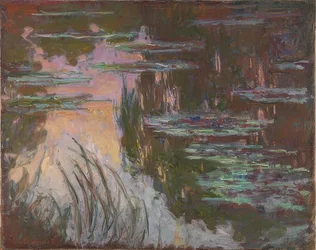 Åkander i aftenlyset. Omkring 1907