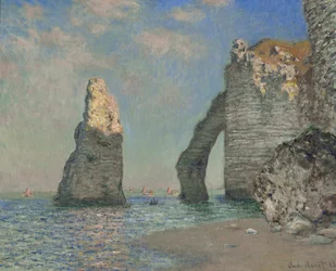 Klipperne ved Étretat, 1885