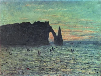 Den hule nål ved Étretat, 1883