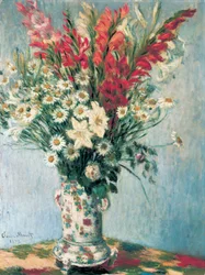 Vase med blomster, 1878