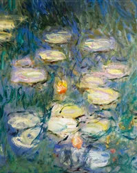 Åkander, af Claude Monet, detalje