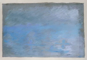 Waterloo Bridge i tåge, 1901