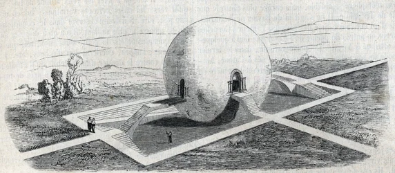 Projekt til et vagthus ved en gård af Claude Nicolas Ledoux (1736-1806)