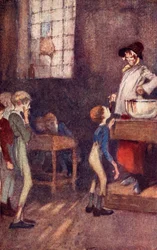 Dotheboys Hall, frontispice fra 