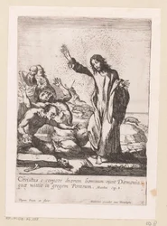 Kristus forløser to besatte fra dæmoner Miracula Domini Nostri Jesu Christi (serietitel) Mirakler af Kristus (serietitel)
