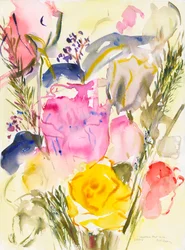 Roses, 2006, (akvarel på papir)