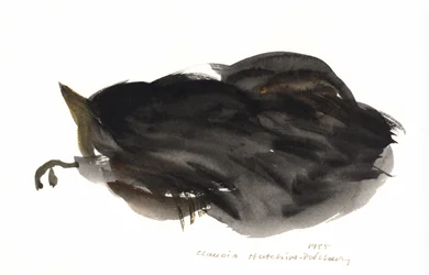 Sleeping Cat, 1985 (akvarel)