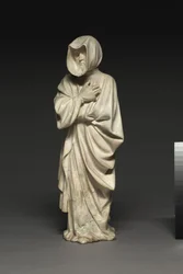 To grådende fra Filip den Distiges grav, hertug af Bourgogne, 1404-10